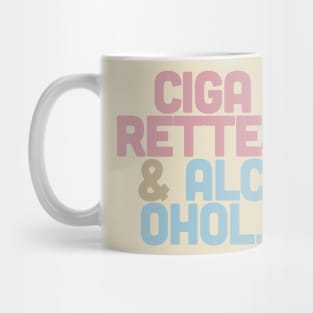 Cigarettes & Alcohol // Exclusive Typographic Design Mug